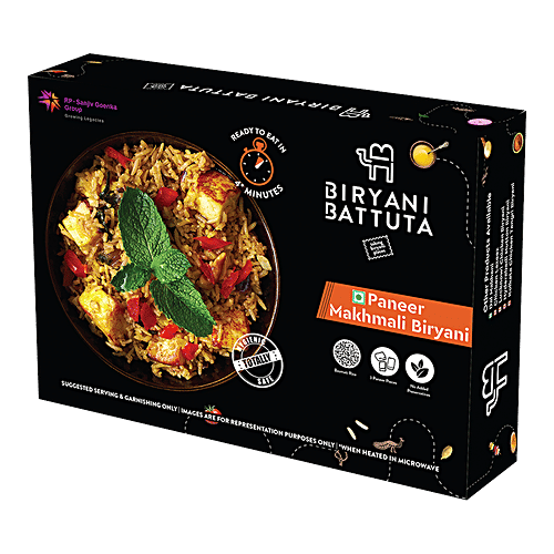 Biryani Battuta Paneer Makhmali Biryani, 400 g  