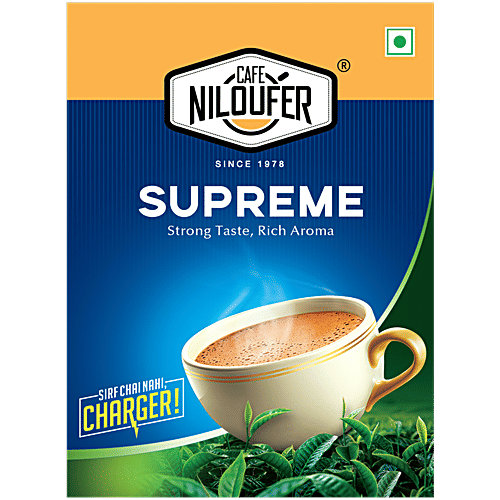 Cafe Niloufer Supreme Tea Powder, 250 g Strong Taste, Rich Aroma