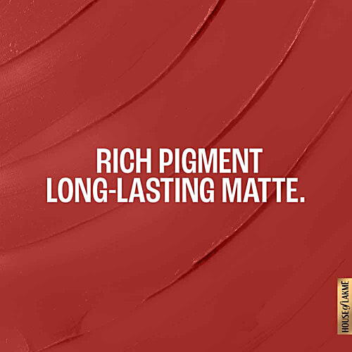 Lakme Forever Matte Lipstick, 4.5 g Pink Date Made With French Rose Oil Extracts