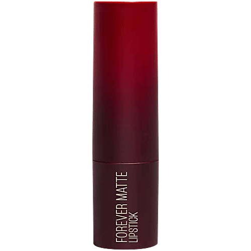 Lakme Forever Matte Lipstick, 4.5 g Burgundy Bloom Made With French Rose Oil Extracts