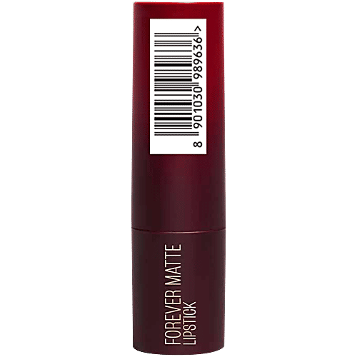 Lakme Forever Matte Lipstick, 4.5 g Burgundy Bloom Made With French Rose Oil Extracts