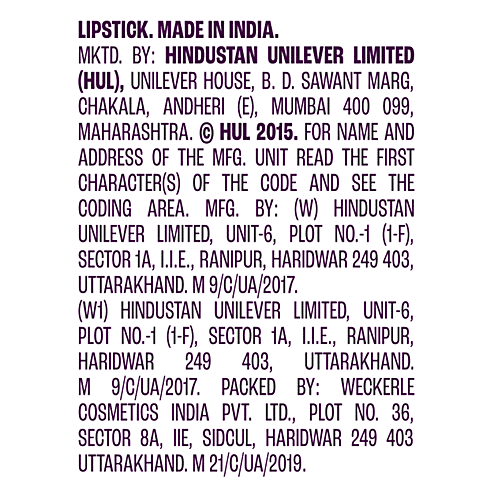 Lakme Forever Matte Lipstick, 4.5 g Burgundy Bloom Made With French Rose Oil Extracts