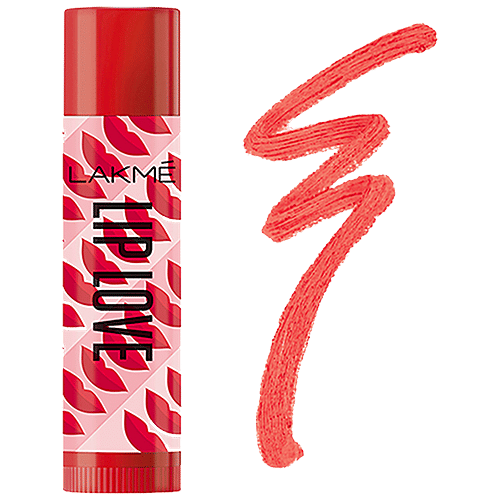 Lakme Lip Love Gelato Chapstick, 4.5 g Raspberry 