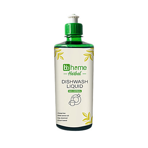 bb home Herbal Dishwash Liquid Gel, 500 ml Bottle 