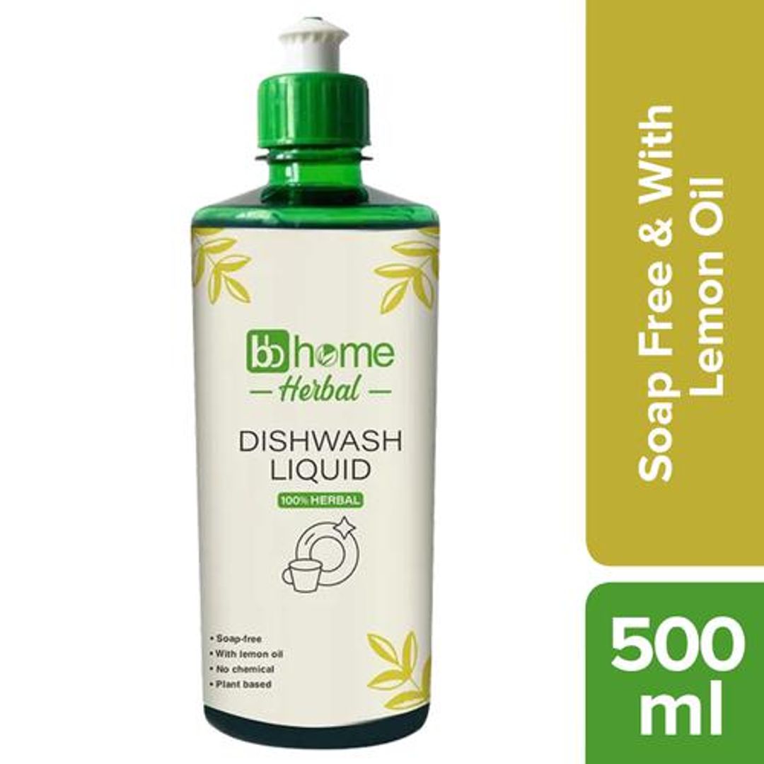 BB Home Herbal Dishwash Liquid Gel, 500 ml Bottle