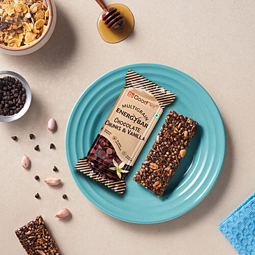 bb Gooddiet Multigrain Energy Bar Chocolate Chunk Vanilla, 38 g