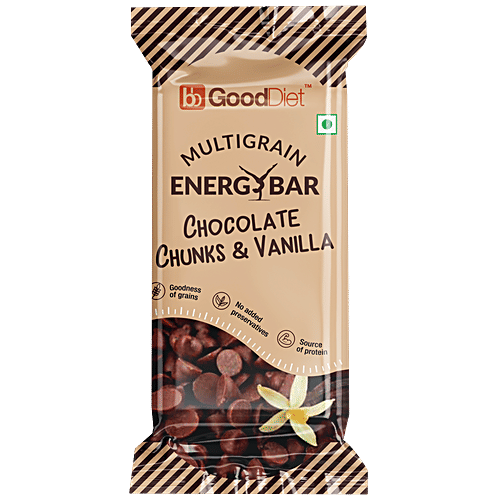 bb Gooddiet Multigrain Energy Bar Chocolate Chunk Vanilla, 38 g