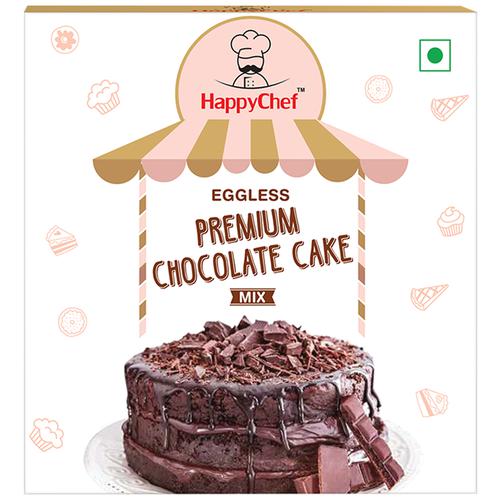 HappyChef Eggless Premium Chocolate Cake Mix - Quick & Easy, 300 g  