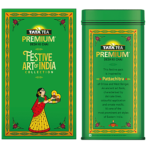 Tata Tea Premium Desh Ki Chai, 250 g  Art Of India Collection, Pattachitra Painting, East