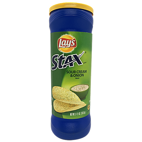 Buy Lays Stax Sour Cream and Onion Online at Best Price of Rs 314.1