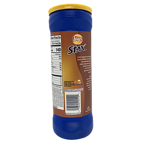 Lay's Stax Mesquite Barbecue, 156 g Can 