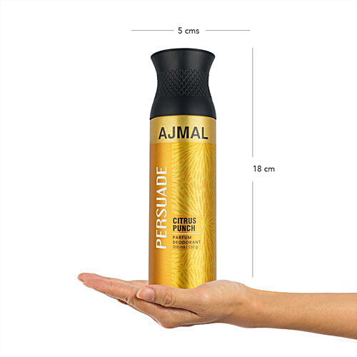 Ajmal Persuade Parfum Deodorant - Citrus Aromatic Fragrance, 200 ml  