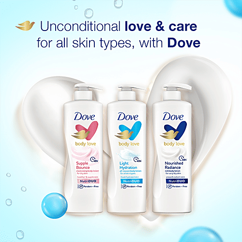 Dove Nourising Body Care Light Hydration Body Lotion - For Normal Skin, 400 ml  