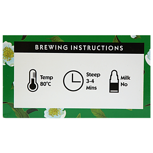 Karma Kettle Green Tea - Unbleached & Staple-Free Teabags, 200 g (100 Bags x 2 g each) Zero Fat, Staple-Free