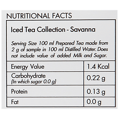 Karma Kettle Savanna Iced Tea With Spiced Apple & Rooibos, Caffeine Free, 40 g (20 Bags x 2 g each) Caffeine Free