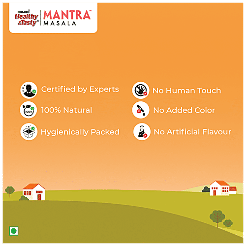 Emami Healthy & Tasty Mantra Punjabi Chhole Masala, 50 g  No Added Color & Preservatives