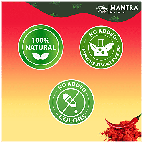 Emami Healthy & Tasty Mantra Mirch Powder /Red Chilli Powder, 100 g Pouch Natural, No Added Colour & Preservatives