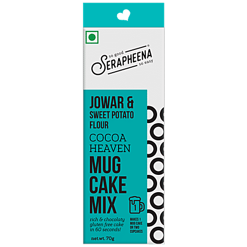 Serapheena Cocoa Heaven Mug Cake Mix, 70 g carton 