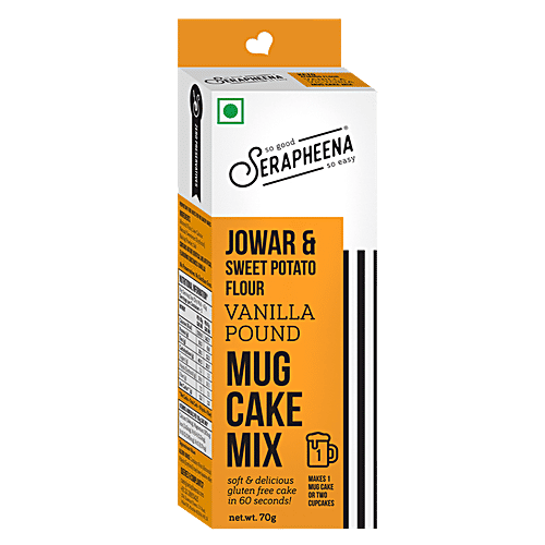 Buy Serapheena Jowar & Sweet Potato Flour Mug Cake Mix Vanilla Pound