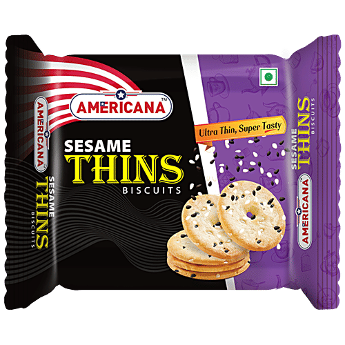 Americana  Americana Sesame Thins Biscuit, 75 g  