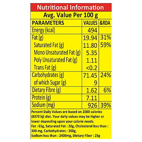 Americana  Americana Salty Thins Biscuit, 75 g  