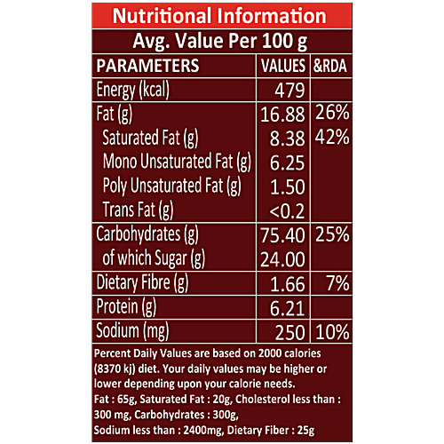 Americana  Americana Chocolate Thins Biscuit, 75 g  