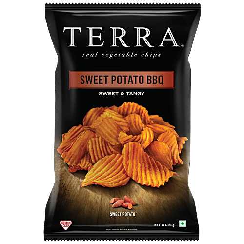 Buy Terra Real Vegetable Chips Sweet Potato,BBQ, Sweet & Tangy Online
