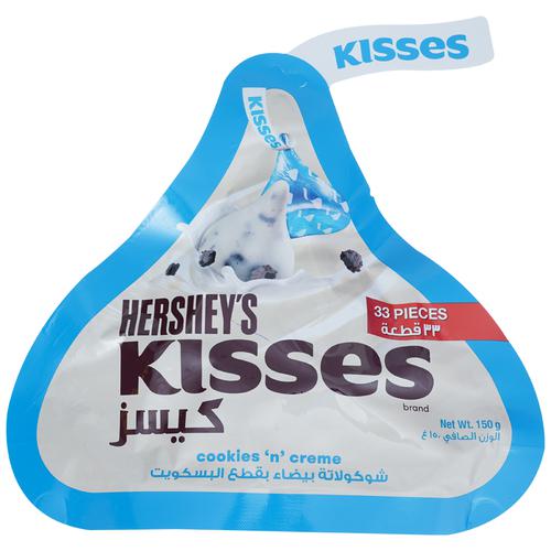 Buy Hershey's Kisses Cookies & Cream Chocolte - Melt In Mouth Online at ...
