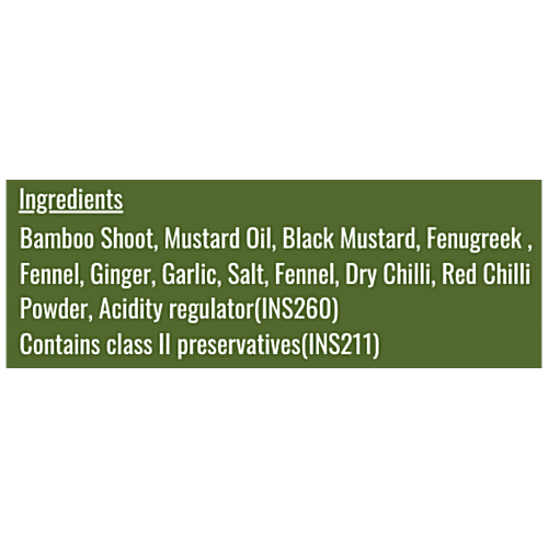 Bengamese Bamboo Shoot Pickle, 200 g  