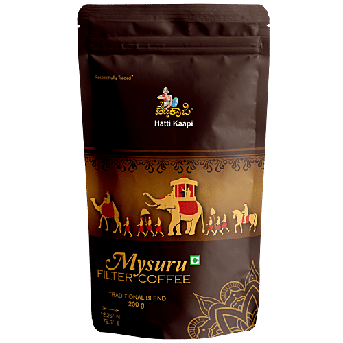 Buy Hatti Kaapi Mysore Filter Coffee 9010, Traditional Blend Online