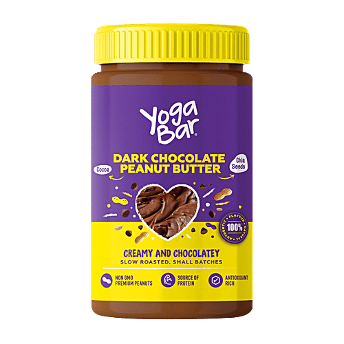 Buy Yoga Bar Creamy & Chocolatey Dark Chocolate Peanut Butter Online at