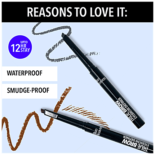 Blue Heaven Truebrow Eyebrow Definer, 0.30 g Brown Water Resistant, Smudge Proof