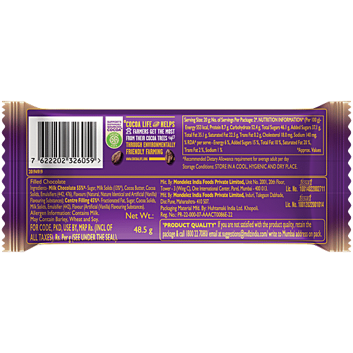 Cadbury Dairy Milk Silk Mousse Chocolate Bar, 48.5 g
