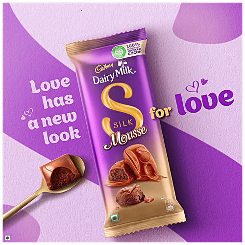 Buy Cadbury Dairy Milk Silk Chocolate Bar Mousse 50 g Packet 100