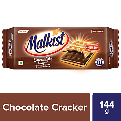 Buy Malkist Chocolate Flavoured Cracker Biscuits Family Pack Online