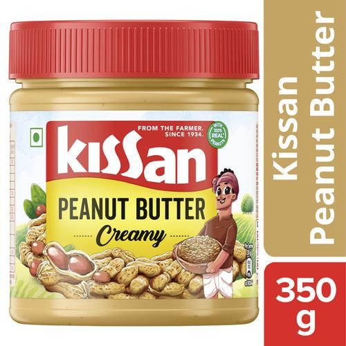 Buy Kissan Peanut Butter Creamy - 25% Protein, India's Finest