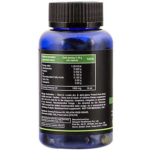 Alvizia Women Supplement - Aleneve Evening Primrose Oil Softgel Capsule, 1000 Mg, 60 pcs  