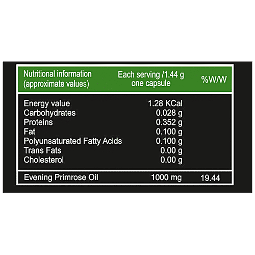 Alvizia Women Supplement - Aleneve Evening Primrose Oil Softgel Capsule, 1000 Mg, 60 pcs  