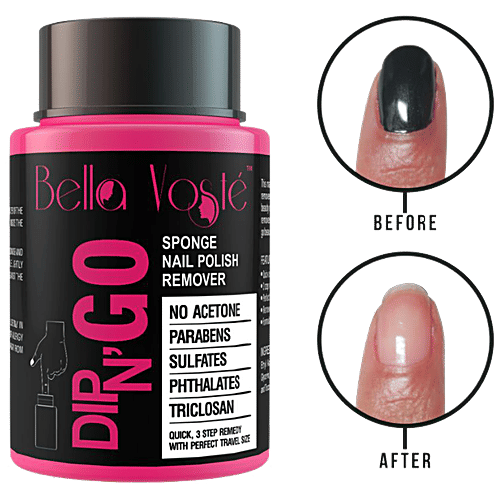 Bella Voste Dip N Go Nail Paint Remover, 80 ml  