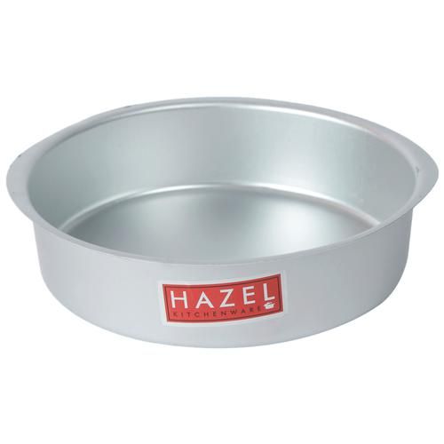 HAZEL Aluminium Round Cake Mould - Medium, Assorted Colour, 1 pc  Microwave Safe