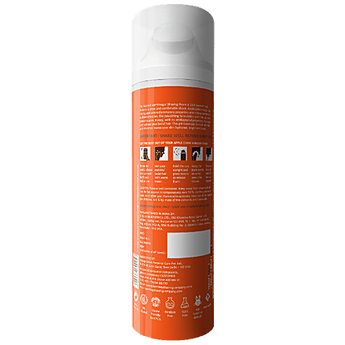 Bombay Shaving Company Apple Cider Vinegar Shaving Foam, 264 g (Get 33% Extra) 