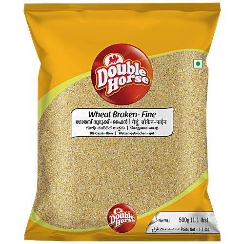 Double Horse Wheat Broken Fine, 500 g Pouch 