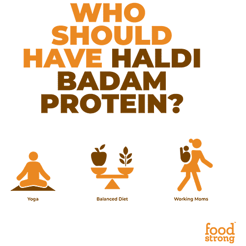 Buy Food strong Haldi Badam Protein Classic Kesar, 16 Servings Online