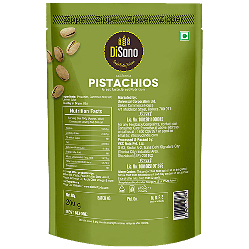 Disano California Pistachio, 200 g  