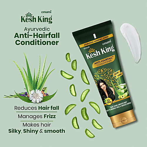Kesh King Anti-Hairfall Conditioner - Scalp & Hair Medicine, Nourishes Deeply, 200 ml  Helps to Manage Frizz