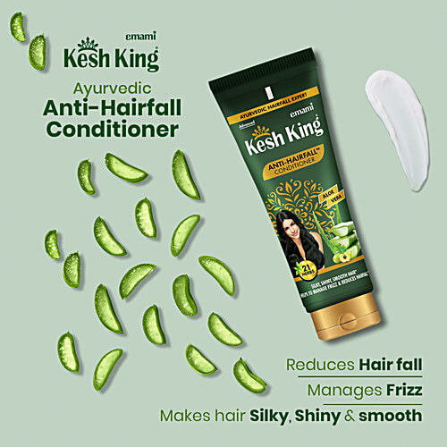 Kesh King Anti-Hairfall Conditioner - Scalp & Hair Medicine, Nourishes Deeply, 200 ml  Helps to Manage Frizz