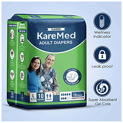 Buy Kare Med Adult Diapers Large Online at Best Price of Rs 550 bigbasket