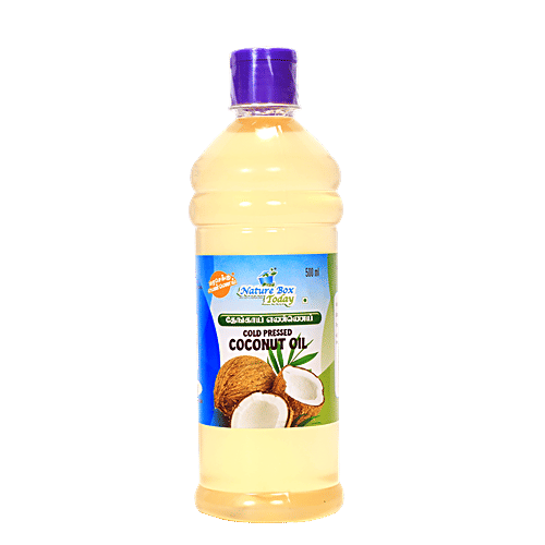 Nature Box Today Cold Pressed/Chekku Coconut Oil, 500 ml  