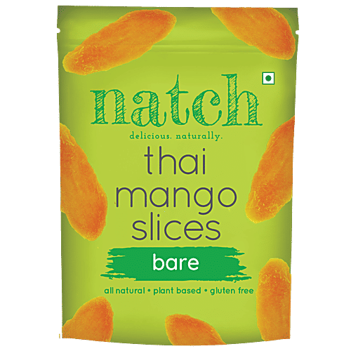 Natch Mango Slices - Bare, Natural, Vegan, Rich In Vitamin C, 150 g  No Preservatives