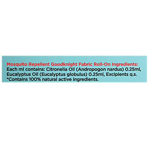 Good Knight Mild Bloom Fabric Roll On - Personal Repellent, 8 ml  Mild Bloom Fragrance
  Natural Actives